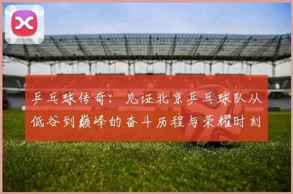 乒乓球传奇：见证北京乒乓球队从低谷到巅峰的奋斗历程与荣耀时刻